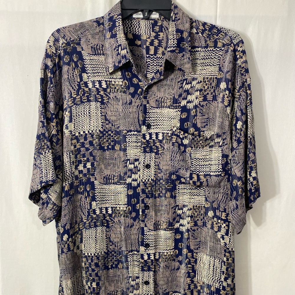 Sebastiano Cappello Men’s Large Italian Casual Button Down Shirt by Milano